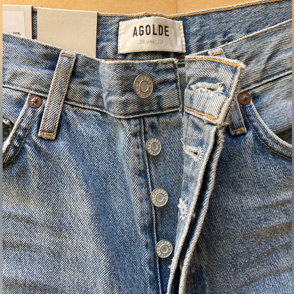 AGOLDE - Riley High Rise Straight Crop Size 29 - Picture 3 of 5